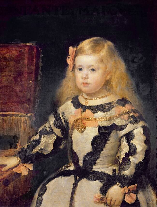 Portrait de l'Infante Marie-Marguerite, fille de Philippe IV, roi d'Espagne (1661-1673) Diego Vélasquez