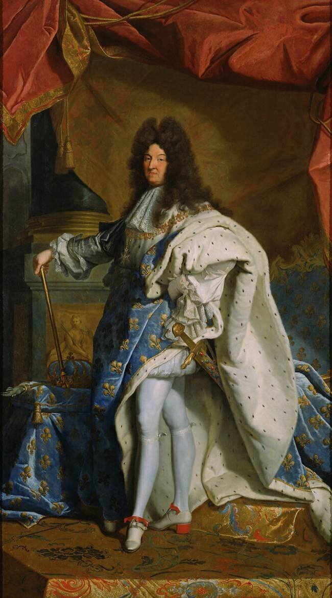 Portrait de Louis XIV Hyacinthe Rigaud (d'après)