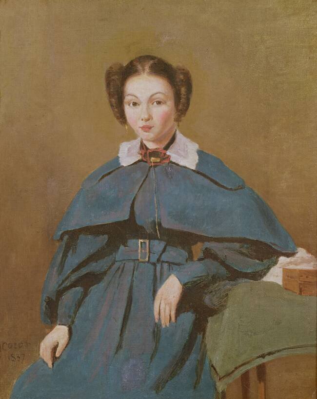 Portrait de Madame Baudot Jean-Baptiste Camille Corot