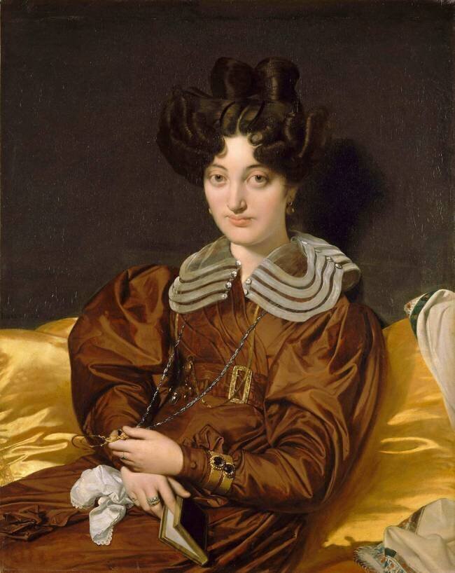 Portrait de madame Marcotte de Sainte Marie Jean-Auguste-Dominique Ingres
