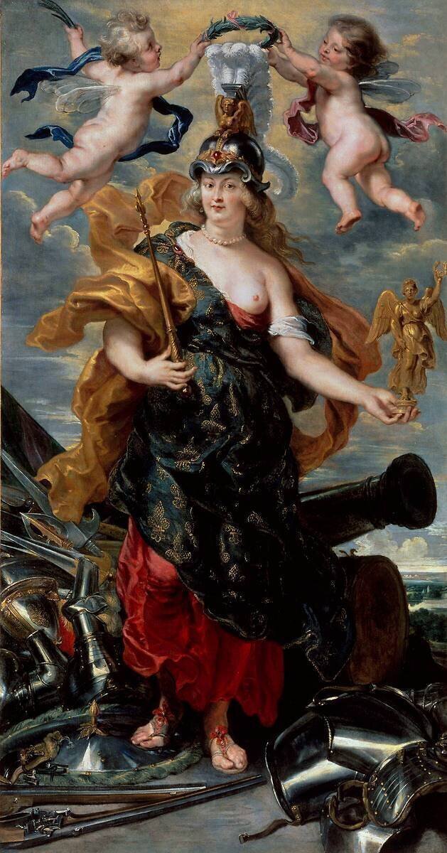 Portrait de Marie de Médicis en Bellone Peter Paul Rubens