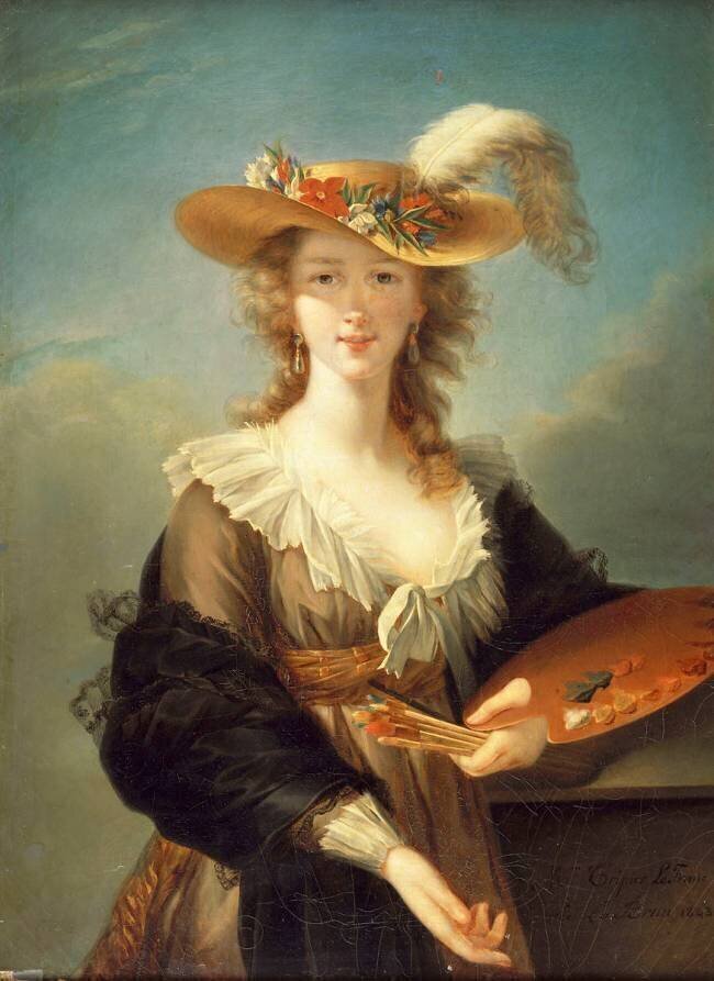 Portrait de Marie-Louise-Elisabeth Vigée-Le Brun (1755-1842), peintre Eugénie Tripier Lefranc