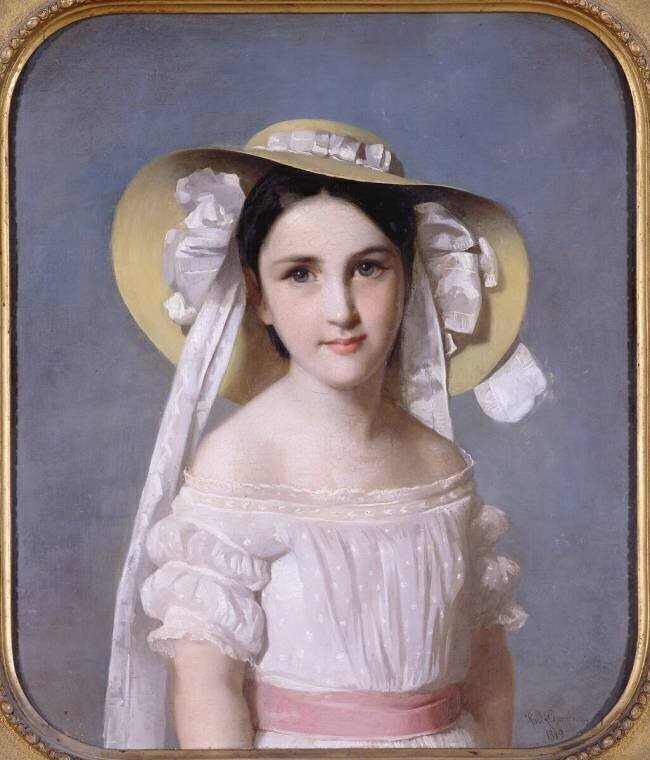 Portrait de Mlle Emily Leo Wilhelm Auguste Rudolf Lehmann