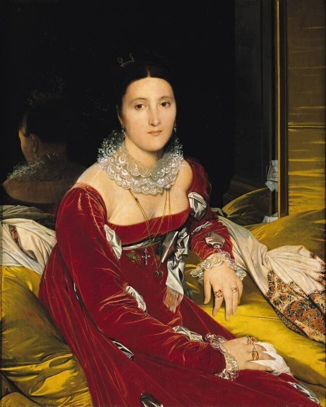 Portrait de Mme de Senonnes Jean-Auguste-Dominique Ingres