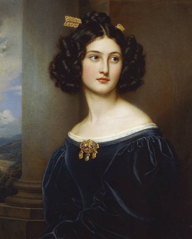 Portrait de Nanette Kaula Joseph Karl Stieler