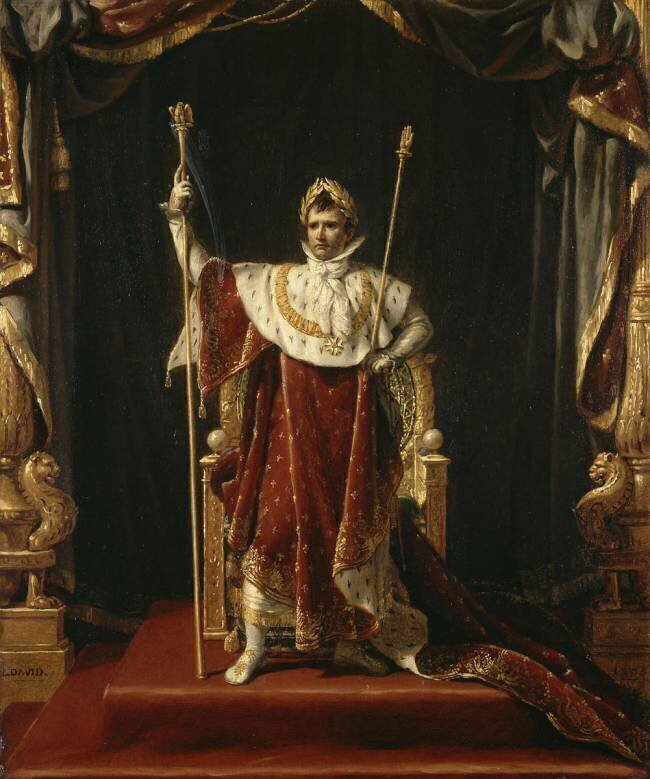 Portrait de Napoléon Ier en costume impérial Jacques-Louis David