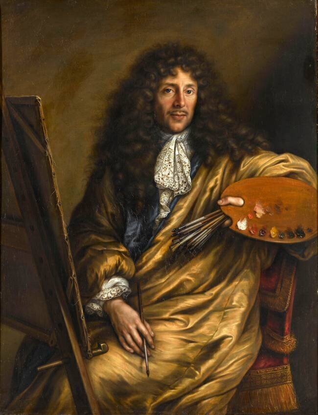 Portrait de Noël Coypel père, peintre (1628-1707) Florent de La Mare-Richart