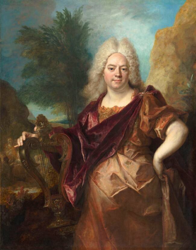 Portrait d'homme en Apollon Nicolas de Largillière