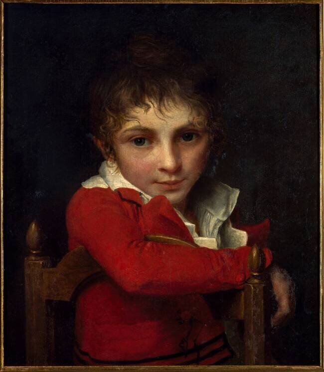 Portrait du Docteur Delzeuze enfant Jacques-Louis David