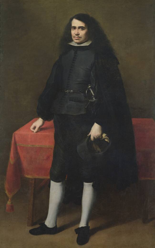 Portrait d'un gentleman au col roulé Bartolomé Esteban Murillo