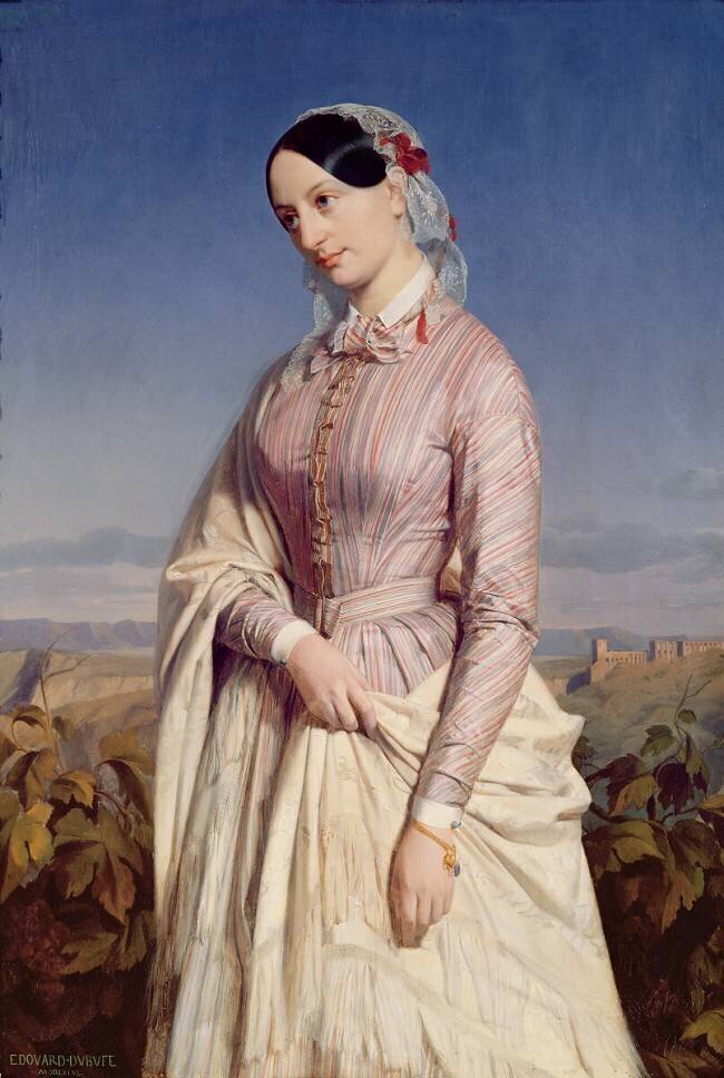 Portrait d'une femme Edouard-Louis Dubufe