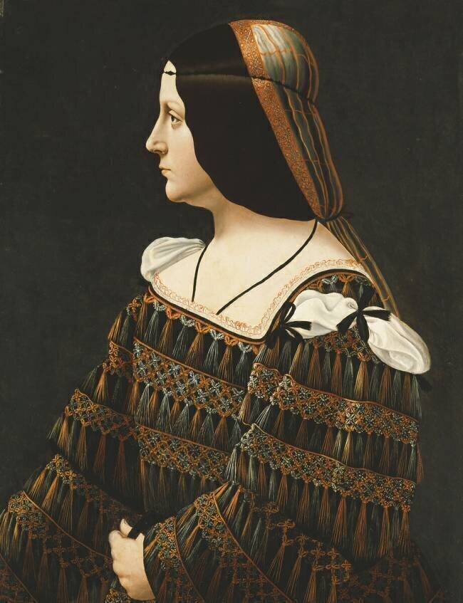 Portrait d'une femme  Bernardino dei Conti