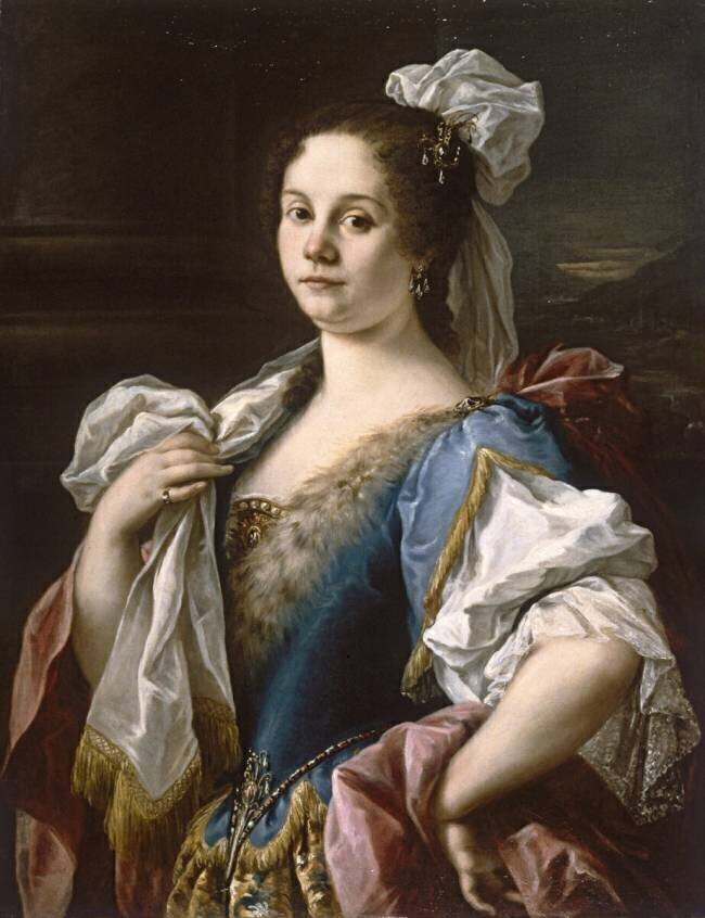 Portrait d'une noble Sebastiano Ceccarini