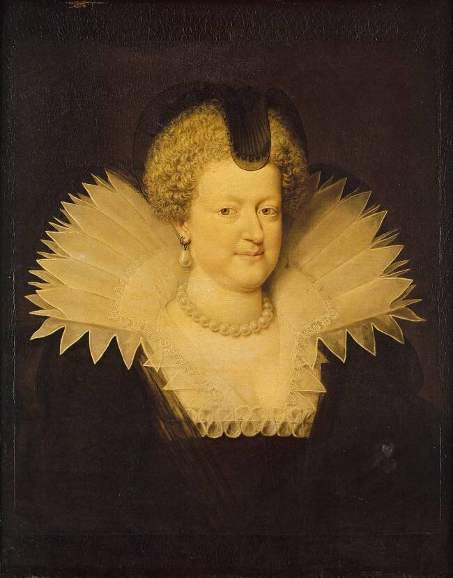 Portrait en buste de Marie de Médicis (1573-1642) Frans Pourbus the Younger