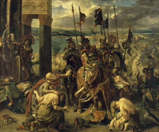 Prise de Constantinople par les croisés (12 avril 1204) Eugène Delacroix