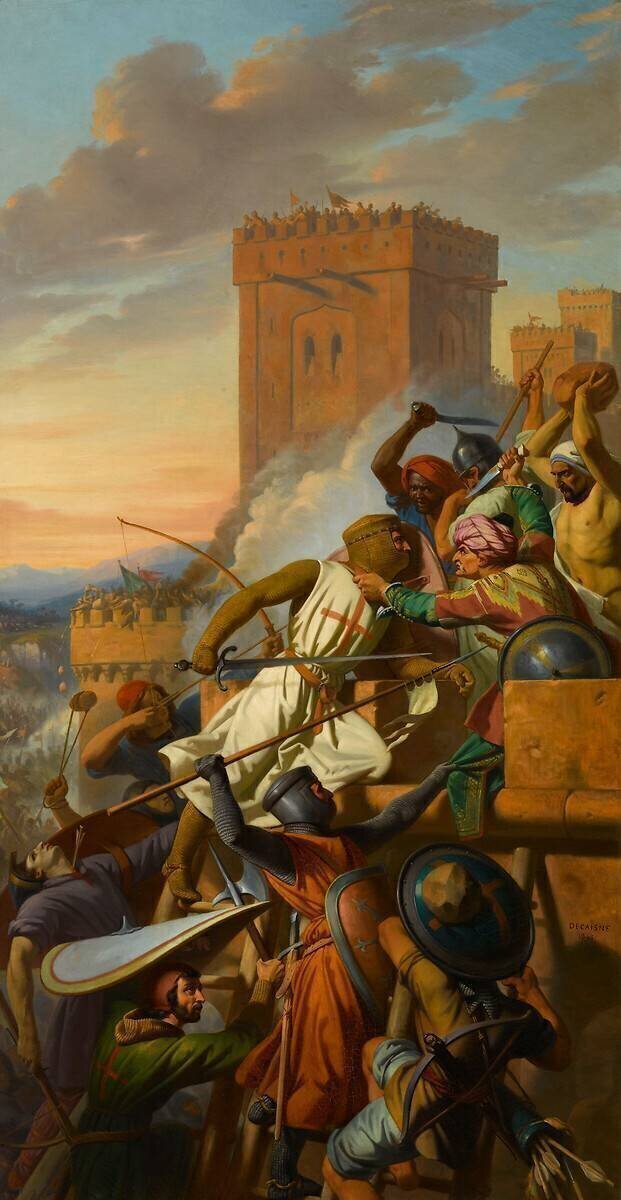 Prise de la forteresse de Ma'arat-Al Nurman (anciennement Marrah) Henri Decaisne