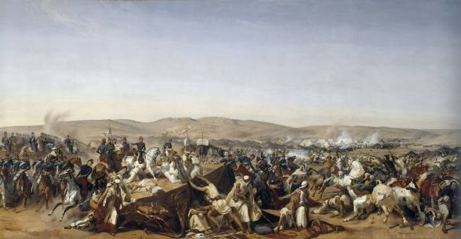 Prise de la Smala d'Abd-el-Kader par le duc d'Aumale à Taguin, le 16 mai 1843 Horace Vernet