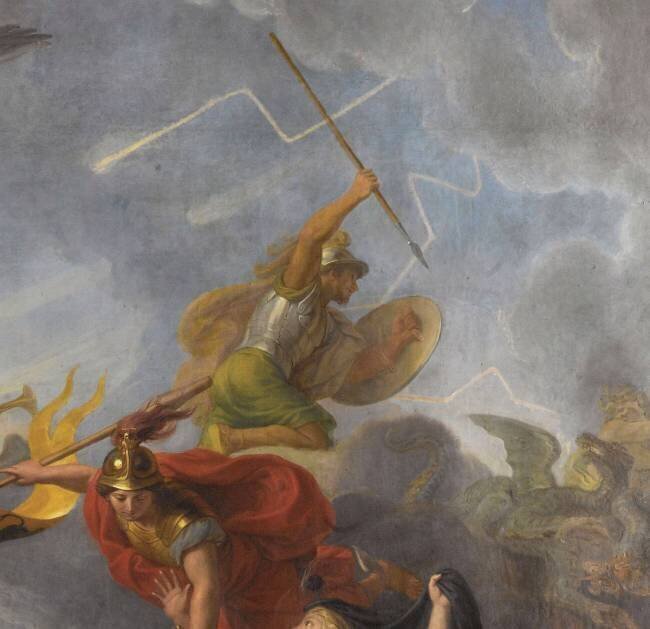 Prise de la ville et de la citadelle de Gand en six jours, 1678 (détail) Charles Le Brun