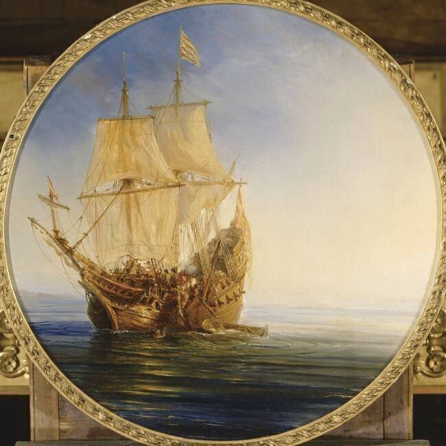 Prise d'un galion espagnol par le flibustier Pierre Legrand au large des îles Bahamas, 1643 Théodore Gudin
