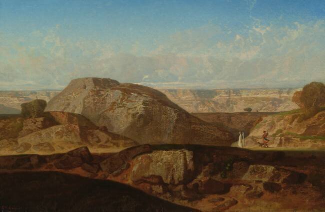 Raphael et Tobias en route pour Rhages Jean Adrien Guignet
