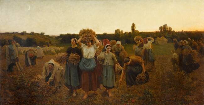 Rappel des glaneuses Jules Breton