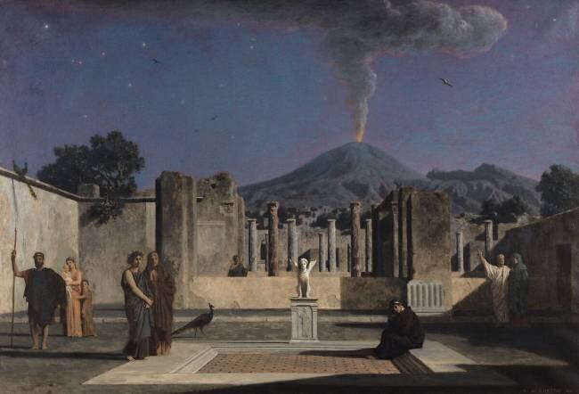 Rêve dans les ruines de Pompéi Paul Alfred de Curzon