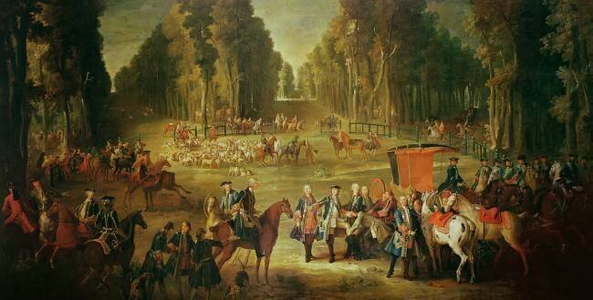 Rendez-vous au carrefour du Puits du roi, forêt de Compiègne Jean-Baptiste Oudry