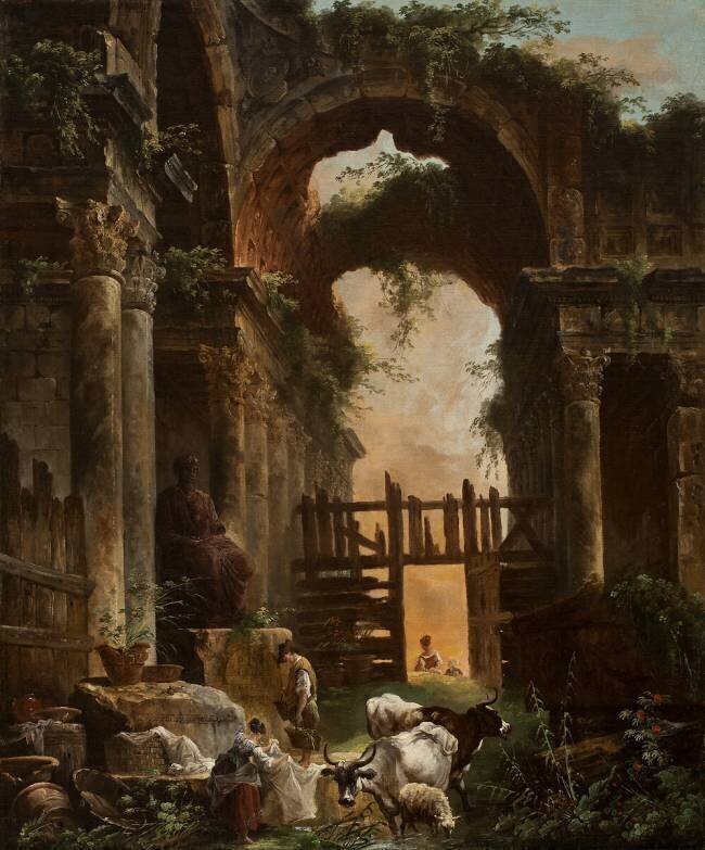 Ruines romaines Hubert Robert