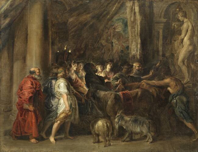 Sacrifice dans un temple Pierre Paul Rubens