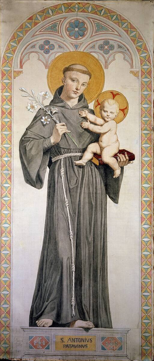Saint Antoine de Padoue Jean-Auguste-Dominique Ingres