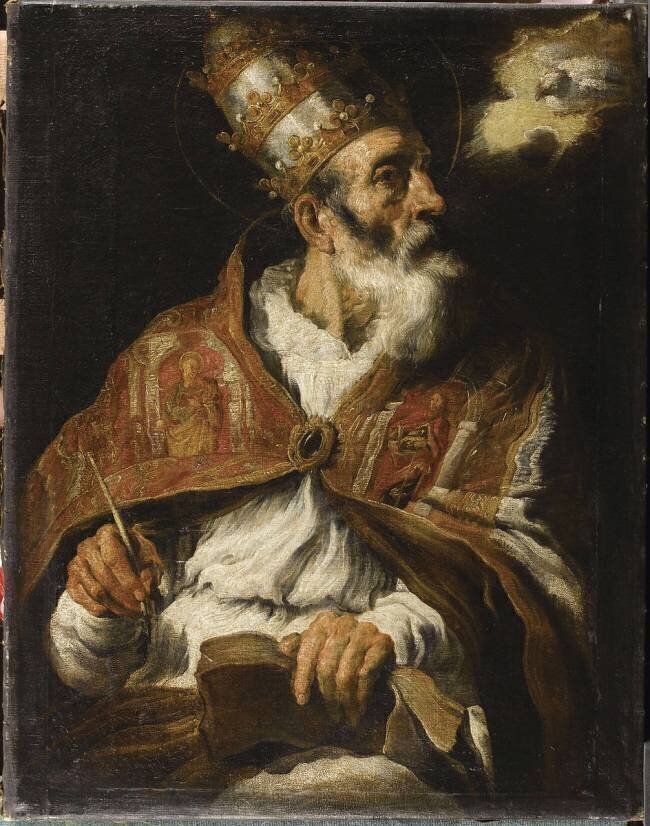 Saint Grégoire le grand Domenico Fetti