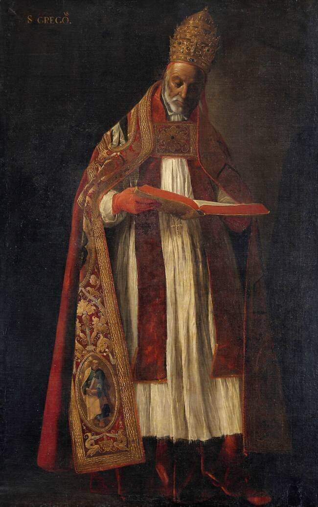 Saint Grégoire le Grand Francisco de Zurbaran