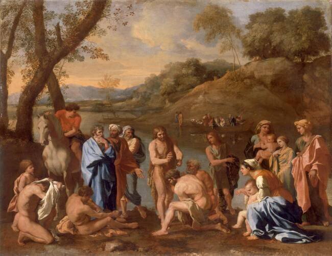 Saint Jean baptisant le peuple Nicolas Poussin