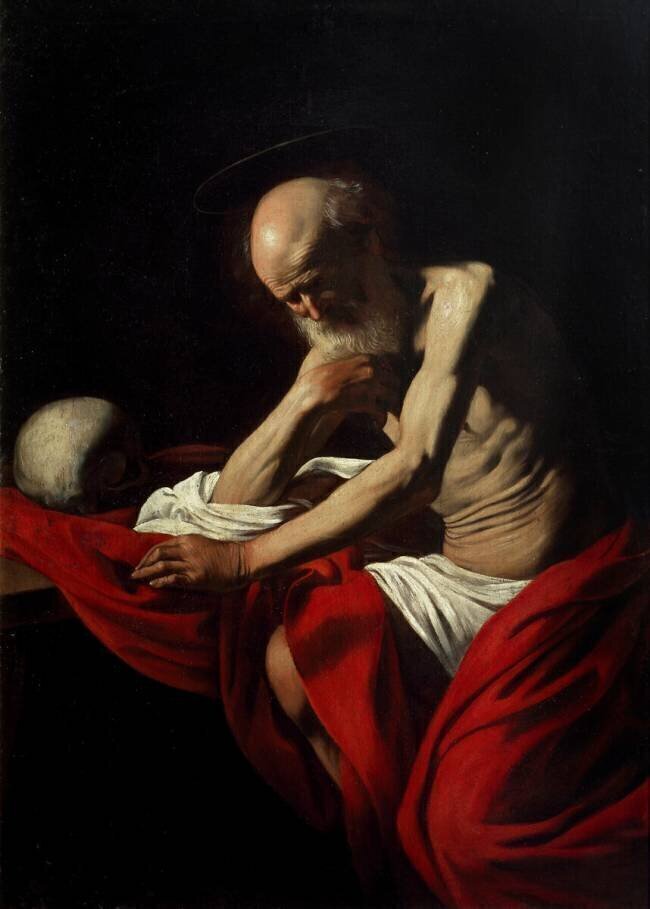 Saint Jérôme pénitent  Le Caravage