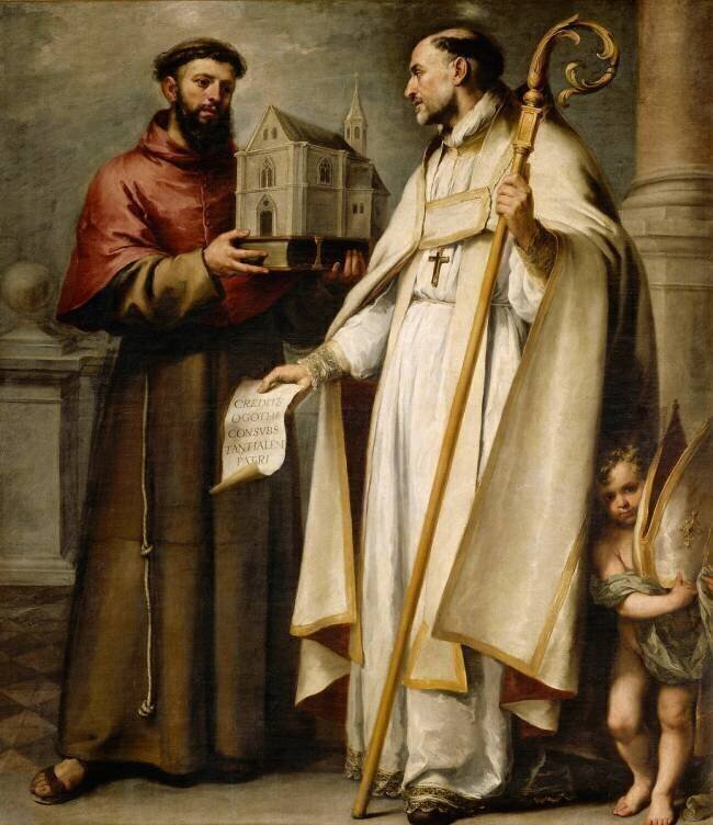 Saint Léandre et saint Bonaventure Bartolomé Esteban Murillo