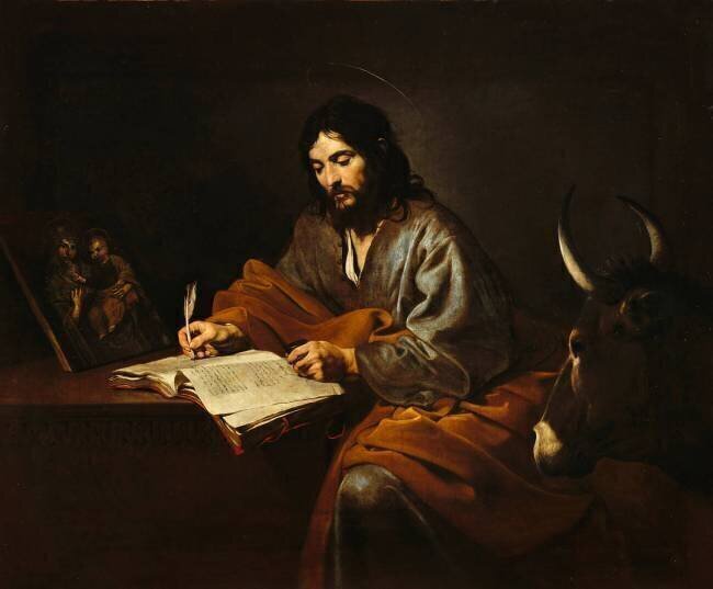Saint Luc, l'Evangéliste Valentin de Boulogne