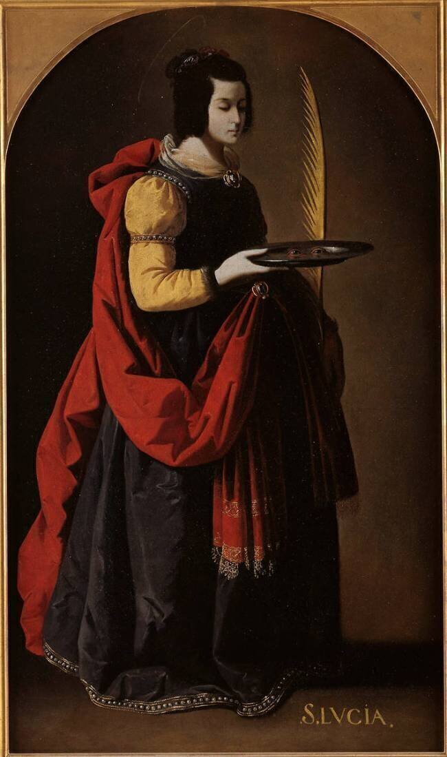Sainte Lucie Francisco de Zurbaran