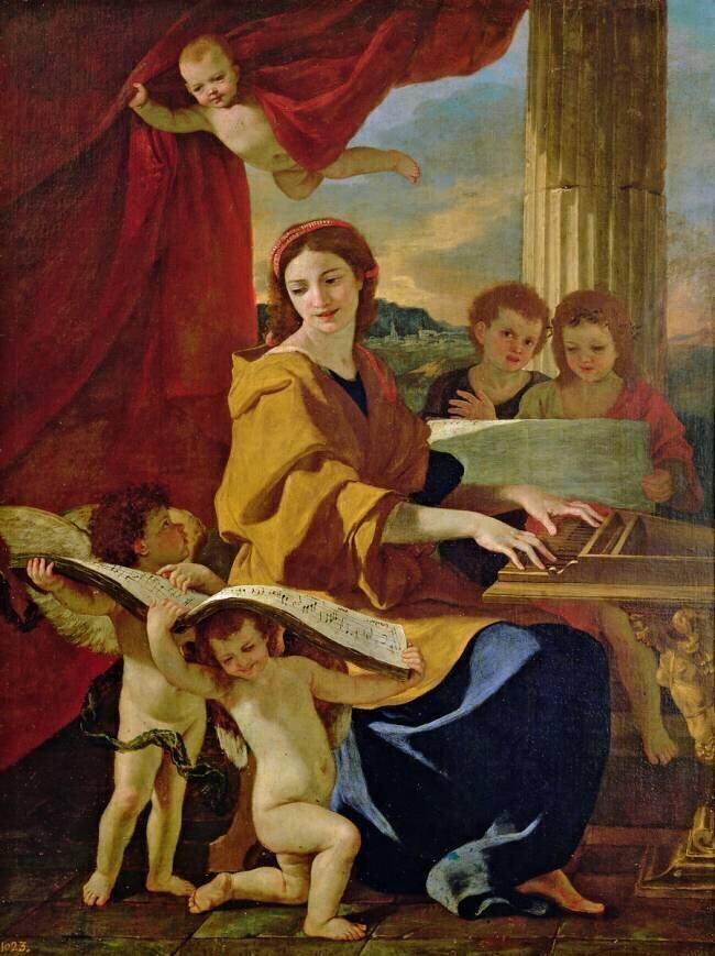 Sainte-Cécile Nicolas Poussin