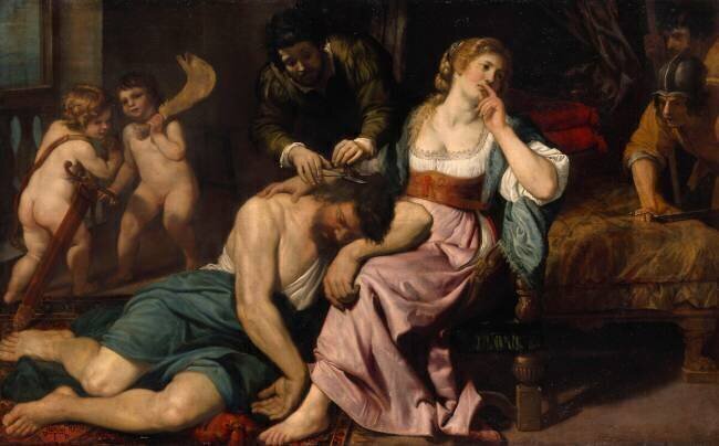 Samson et Dalila Domenico Fiasella