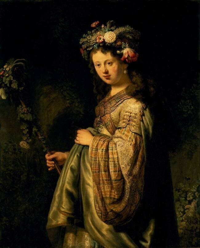 Saskia as Flora Rembrandt