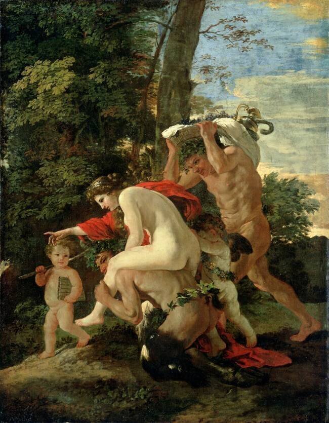 Scène de bacchanales Nicolas Poussin