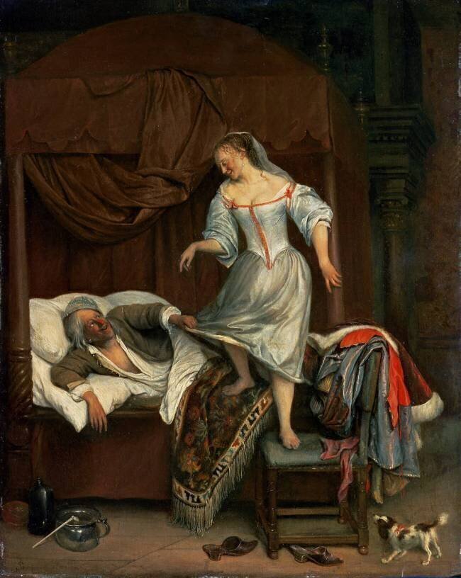 Scène de Chambre Jan Steen