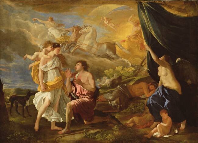 Séléné et Endymion Nicolas Poussin
