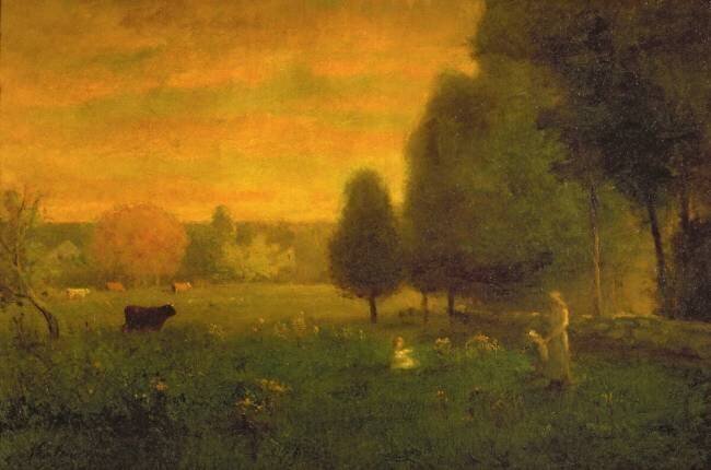 Brillance du crépuscule George Inness