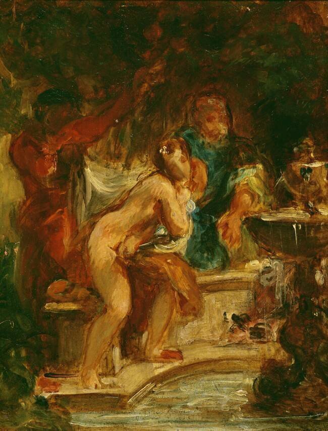 Suzanne au bains Eugène Delacroix