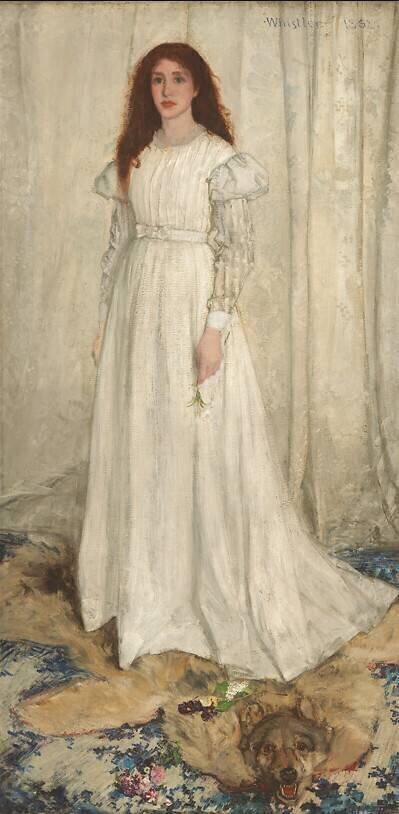 Symphonie en blanc, n°I : La fille en Blanc James Abbott McNeill Whistler