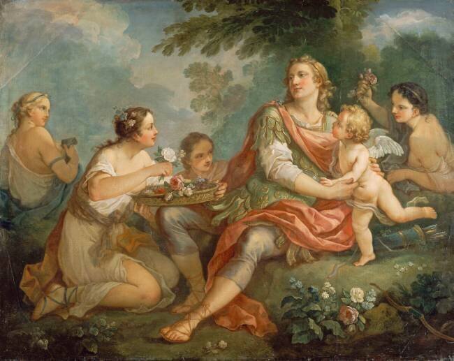 Télémaque et Calypso Charles Joseph Natoire
