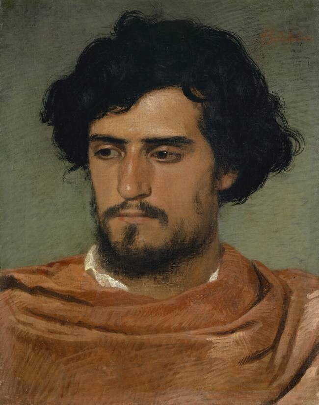 Tête d'un Romain Arnold Böcklin