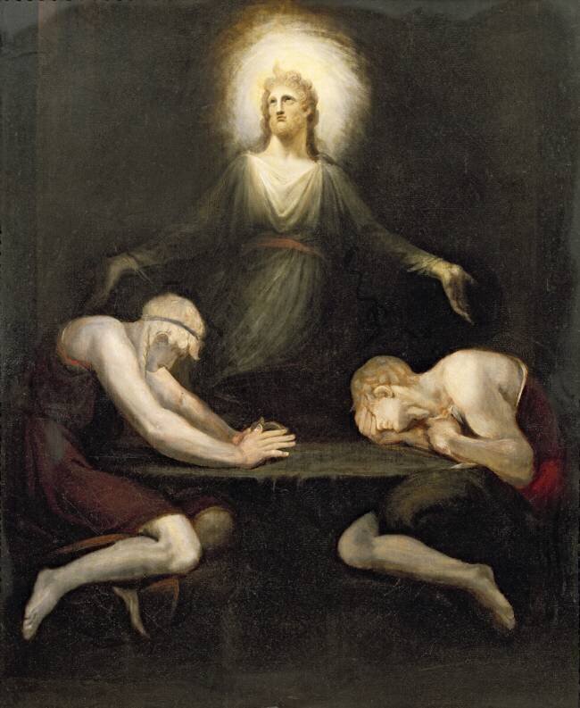 The Appearance of Christ at Emmaus Johann Heinrich Füssli
