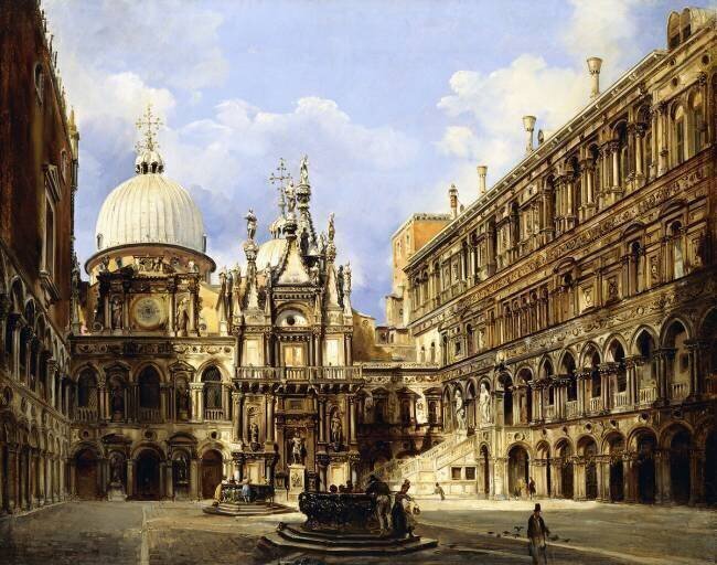 The Courtyard of the Doge's Palace Federico Moja
